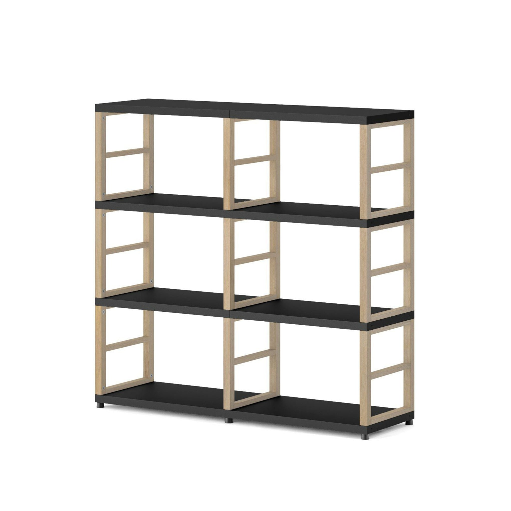 MAXX Modern 2x3 Shelving Unit - Sturdy Storage Shelf for Living Room, Bedroom, or Office Organization