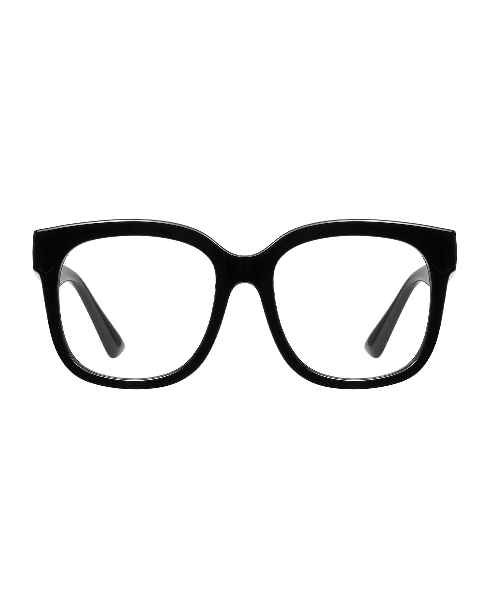 JIM HALO Oversized Blue Light Blocking Glasses for Women - Square Chunky Frame Computer Glasses to Reduce Eye Strain & Headache - Perfect for Office Work, Gaming & Nighttime Screen Use