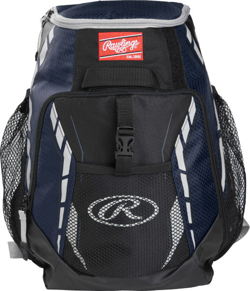 Rawlings R400 Youth Baseball Backpack - Durable & Lightweight for School, Sports & Travel | Perfect for Kids & Teens
