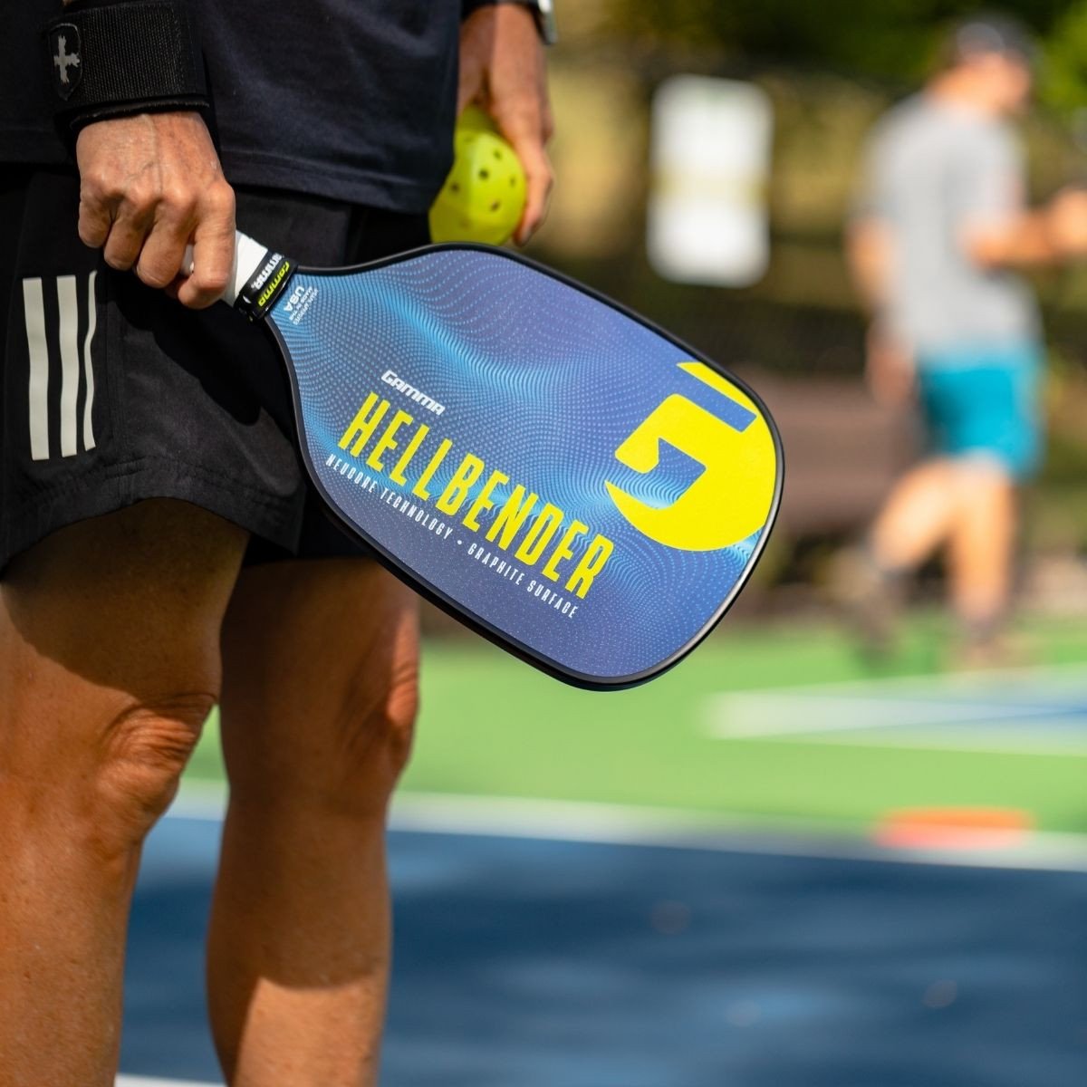 Gamma Hellbender Neucore (Blue/Yellow) - High-Performance Gaming Mouse for Esports & FPS - Demo Rental Available - Perfect for Competitive Gaming & Professional Streamers