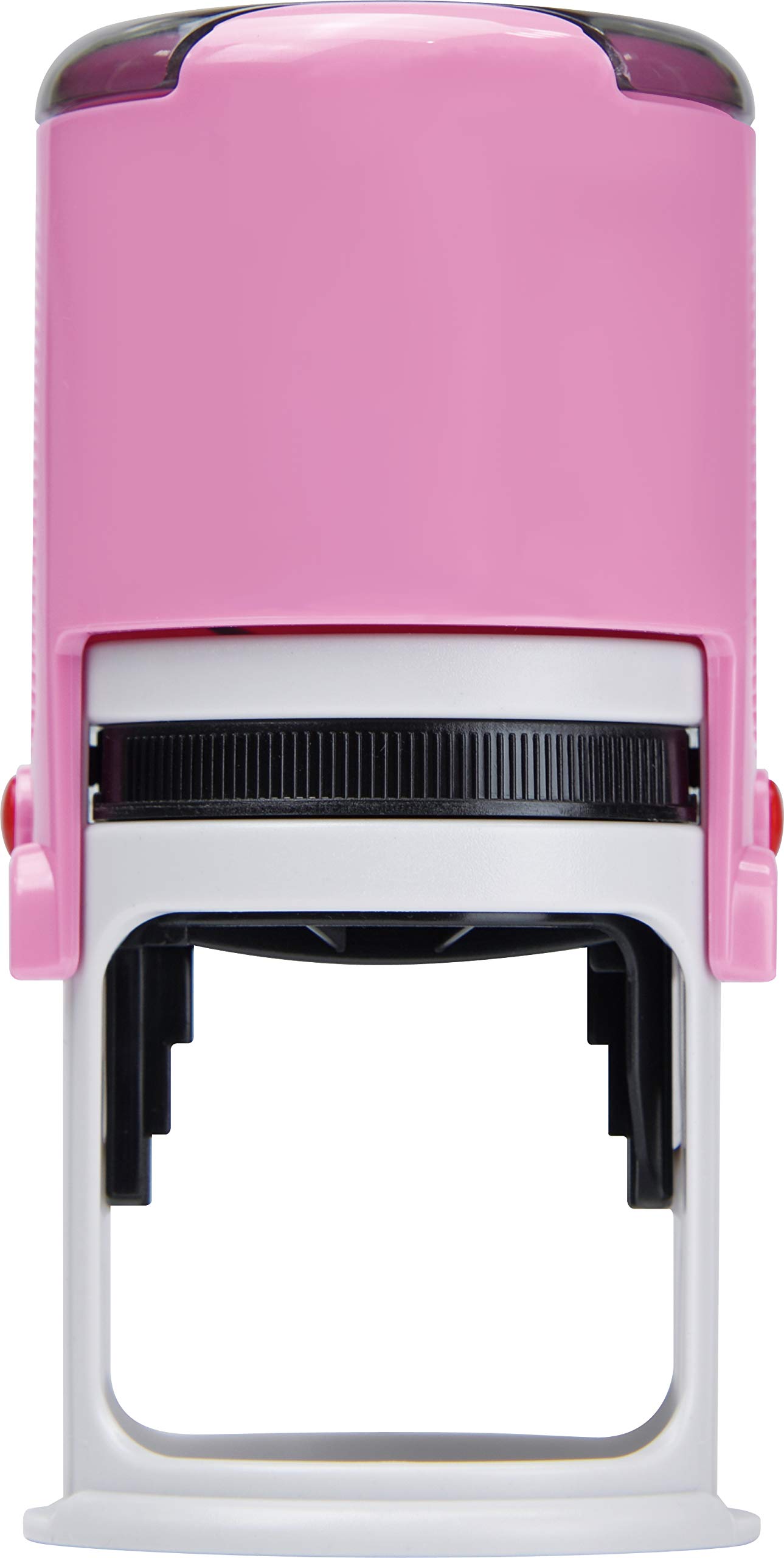 Indiana Notary Public Seal Stamp | Self Inking Round Notary Stamp with Unique Pink Body (R-542) - Perfect for Official Documents, Contracts & Legal Paperwork
