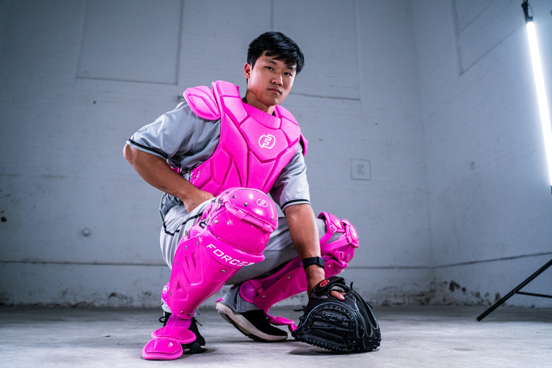 FORCE3 Defender Catcher Leg Guards - Best Baseball Catcher Shin Guards for Youth & Adults - Perfect for Training, Games & Competitive Play