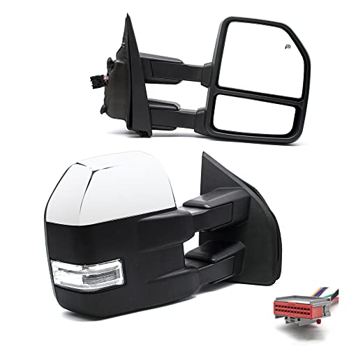 Towing Mirror Chrome Cap 22 Pin Plug