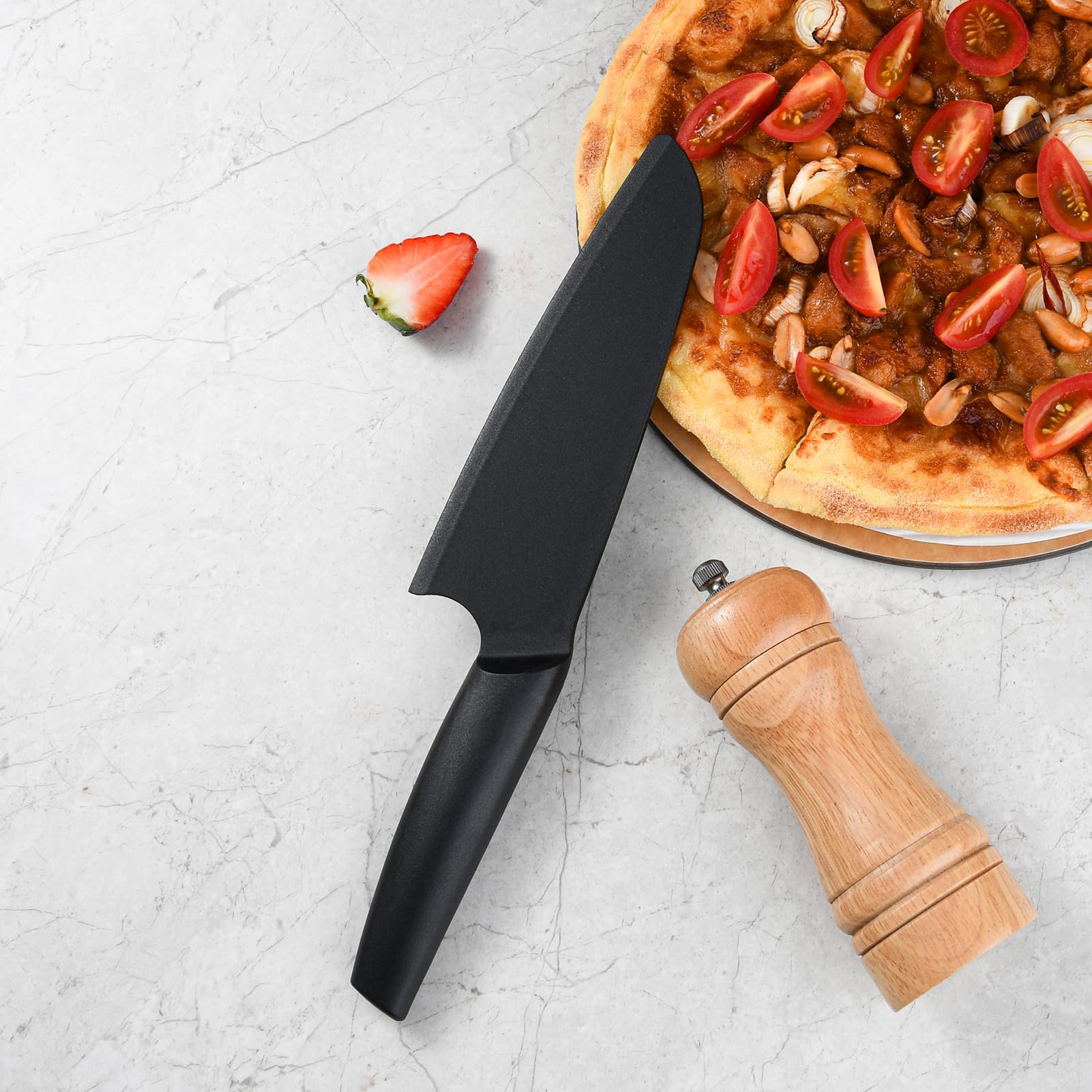 **Durable Nylon Kitchen Knife for Cooking & Cutting – Pizza, Cakes, Bread, Fruits & Veggies – Safe Plastic Knife for Kids & Professional Chefs – Ideal for Home, Restaurant & Outdoor Use**