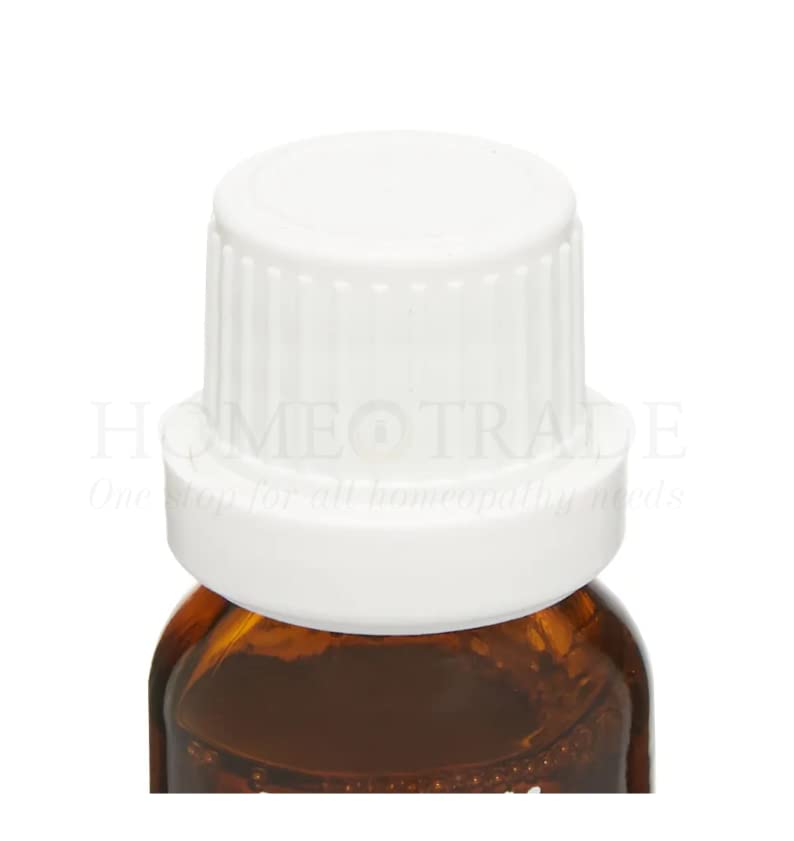 10ml Amber Glass Bottles with Autolock Black Cap - Essential Oil, Perfume, Medicine & Cosmetic Storage (Pack of 6) | Leakproof for Travel, DIY Blending & Ayurvedic Homeopathy Dispensing