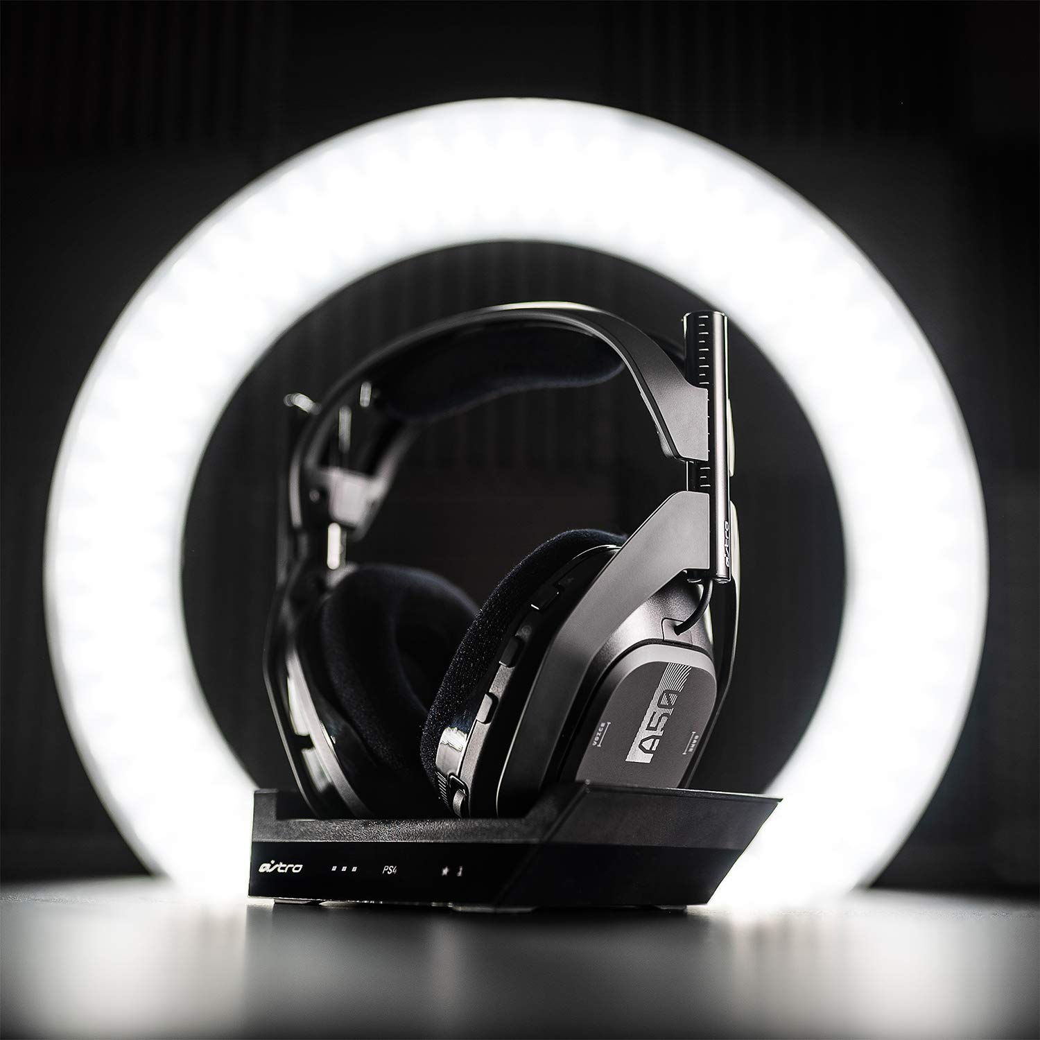 ASTRO Gaming A50 Wireless Headset with Base Station Gen 4 - Premium Noise Cancelling Headphones for PS5, PS4, PC & Mac - Black/Silver - Perfect for Gaming, Streaming & Virtual Meetings