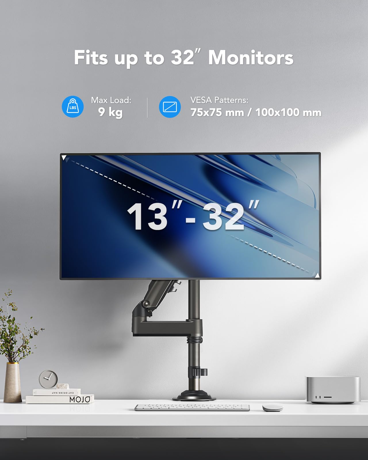 Adjustable Monitor Stand for 13-32