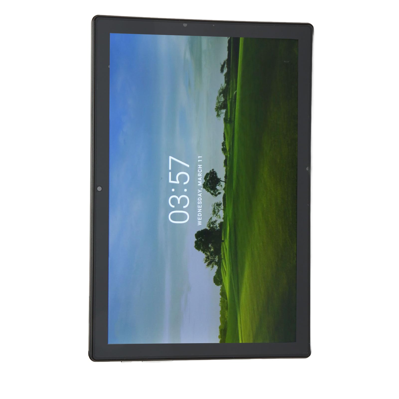 DAUZ 10.1 Inch Android Tablet with 6GB RAM 64GB Storage, 2MP Front Camera - Portable Black Tablet for Work, Study & Entertainment