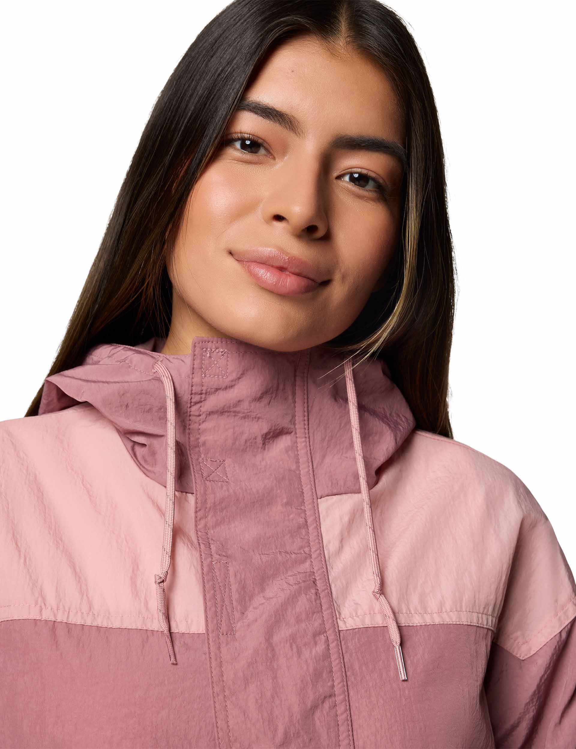 Challenger II Windbreaker Jacket - Fig/Eraser Pink - Lightweight Waterproof Outdoor Running Hiking Travel Windbreaker for Men & Women