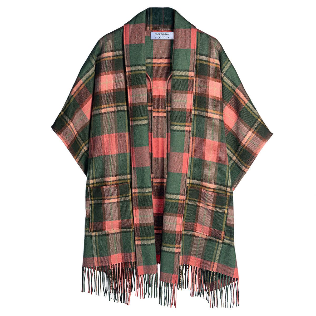 Vintage Tartan Lambswool Jacket by Robyn Bruce - Kinnaird Antique Collection | Warm & Stylish Outerwear for Fall & Winter | Perfect for Outdoor Adventures & Casual Wear