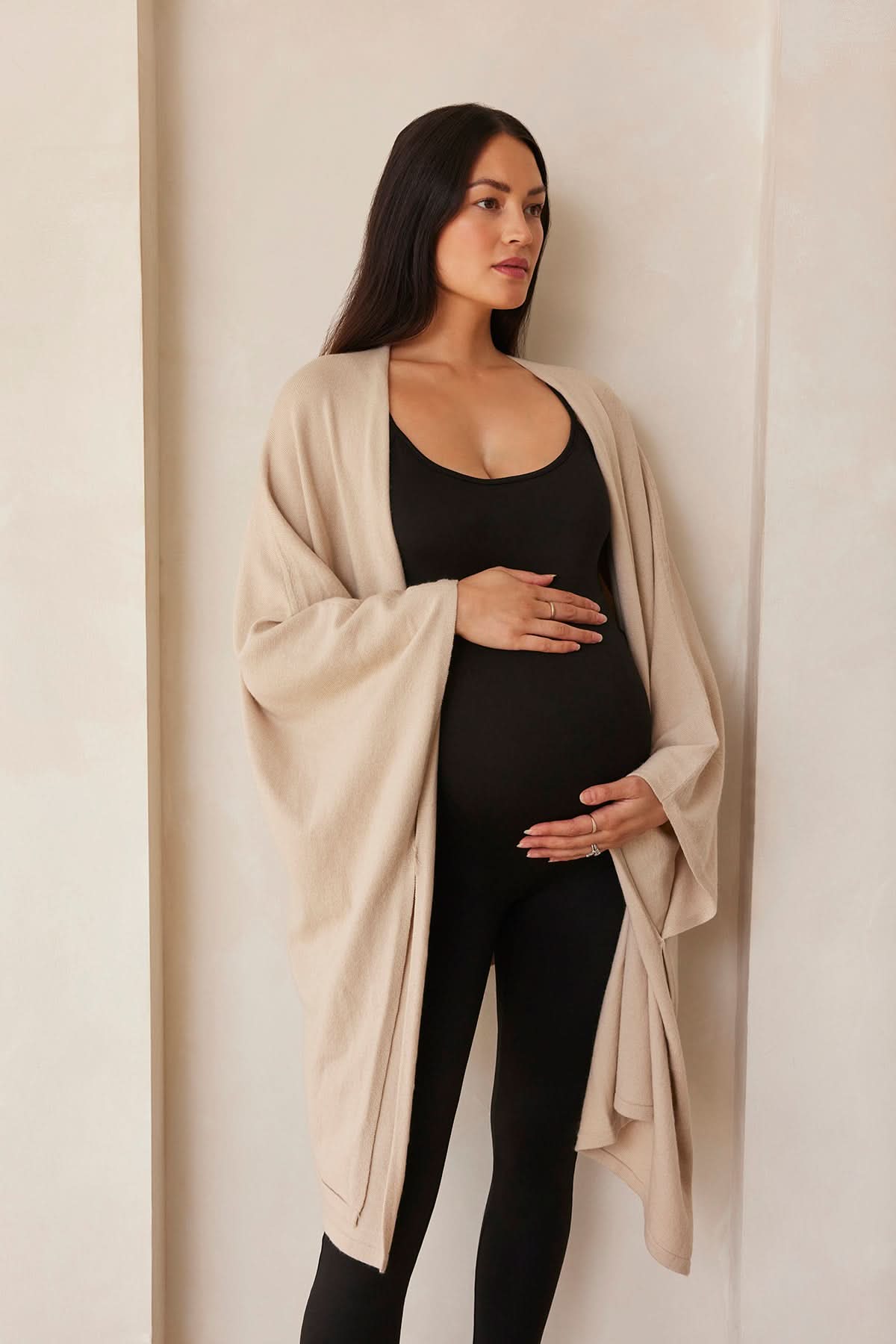 The Bumpsuit Infinity Wrap - Stylish & Comfortable Maternity Wear for Pregnancy & Nursing - Perfect for Everyday Wear, Work & Special Occasions