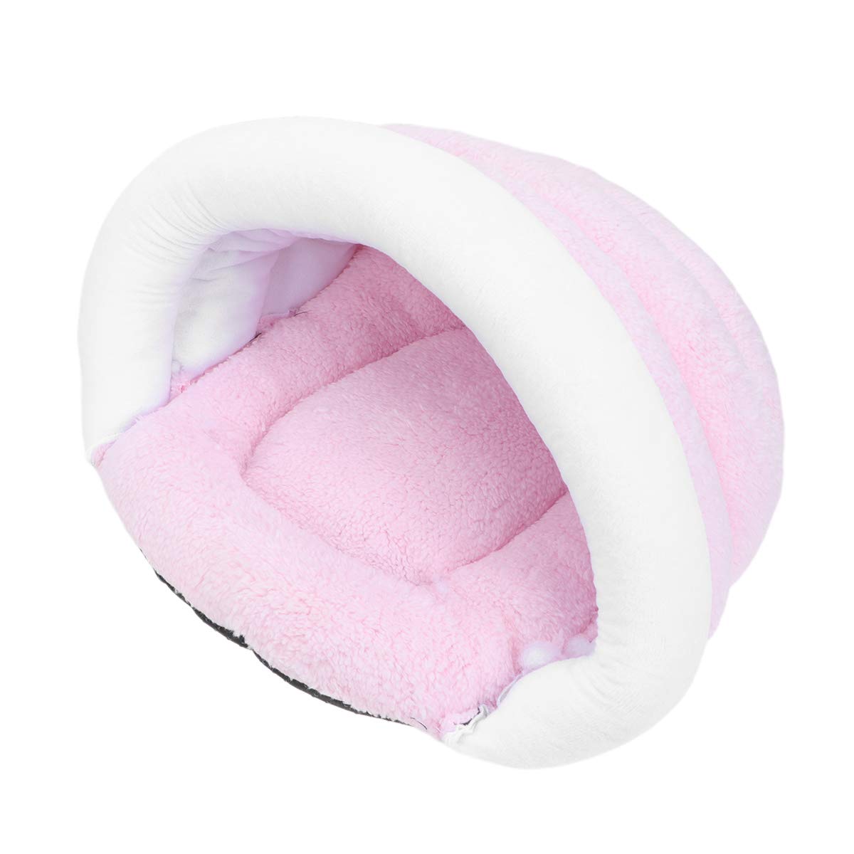 Cozy Plush Donut Cat Bed - Warm & Soft Pet Sleeping Bag for Cats, Puppies & Small Animals - Perfect for Indoor Napping, Lounging & Cuddling