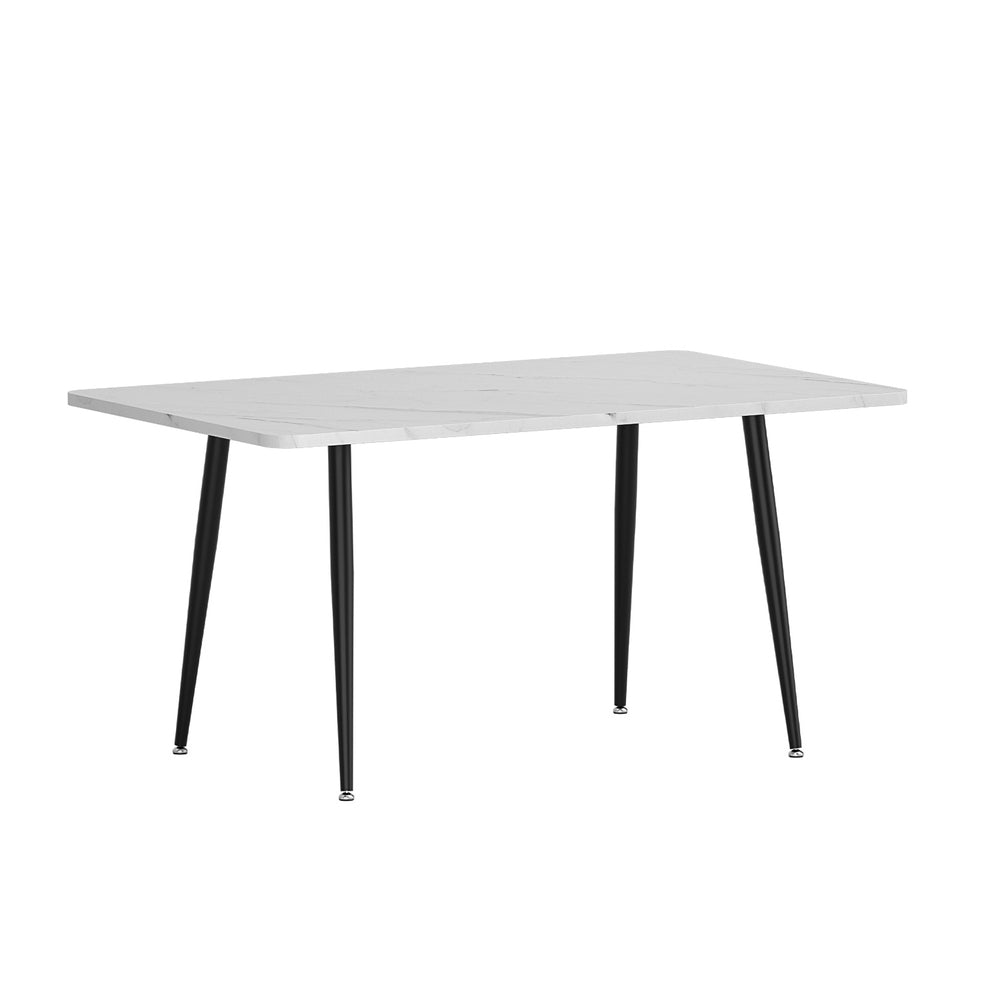 1.5M Artiss Dining Table with Marble Effect - Elegant Modern Kitchen & Dining Room Furniture for Home Decor & Entertaining