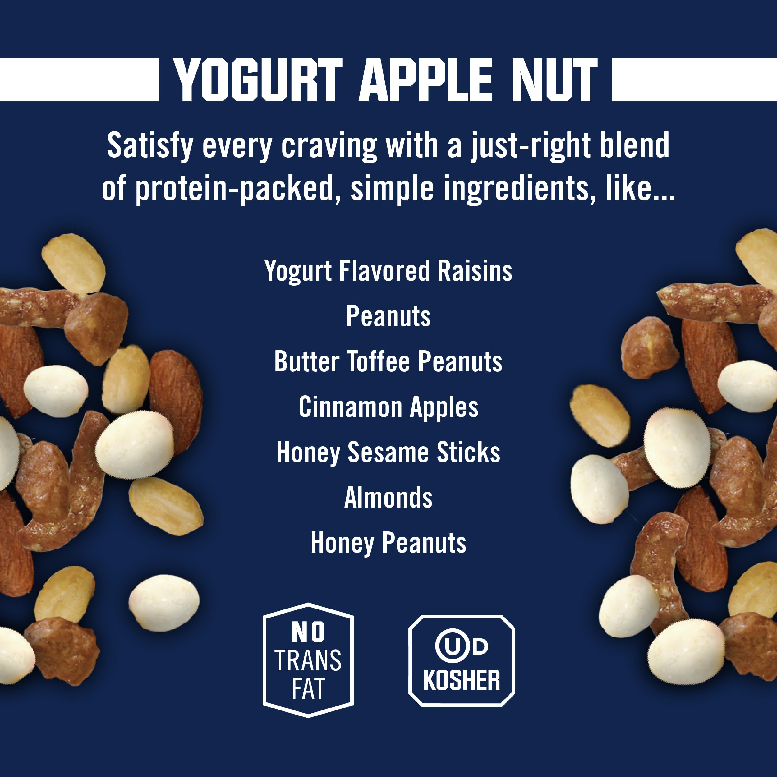 Kar's Nuts Yogurt Apple Nut Trail Mix - 72 Count Bulk Pack (1.5oz Individual Snack Packs) | Gluten-Free Healthy Snacks for Hiking, Office & School Lunch | Protein-Packed Energy Mix for Travel & Outdoor Activities