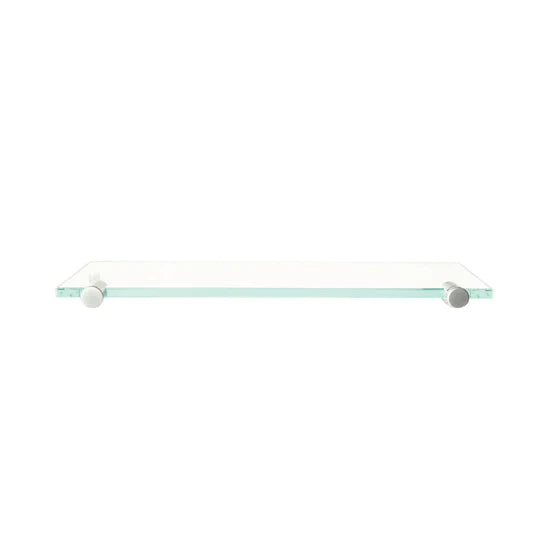 Blue Grouse Floating Glass Shelf Unit - Modern Wall-Mounted Display for Bathroom, Kitchen, or Living Room Decor