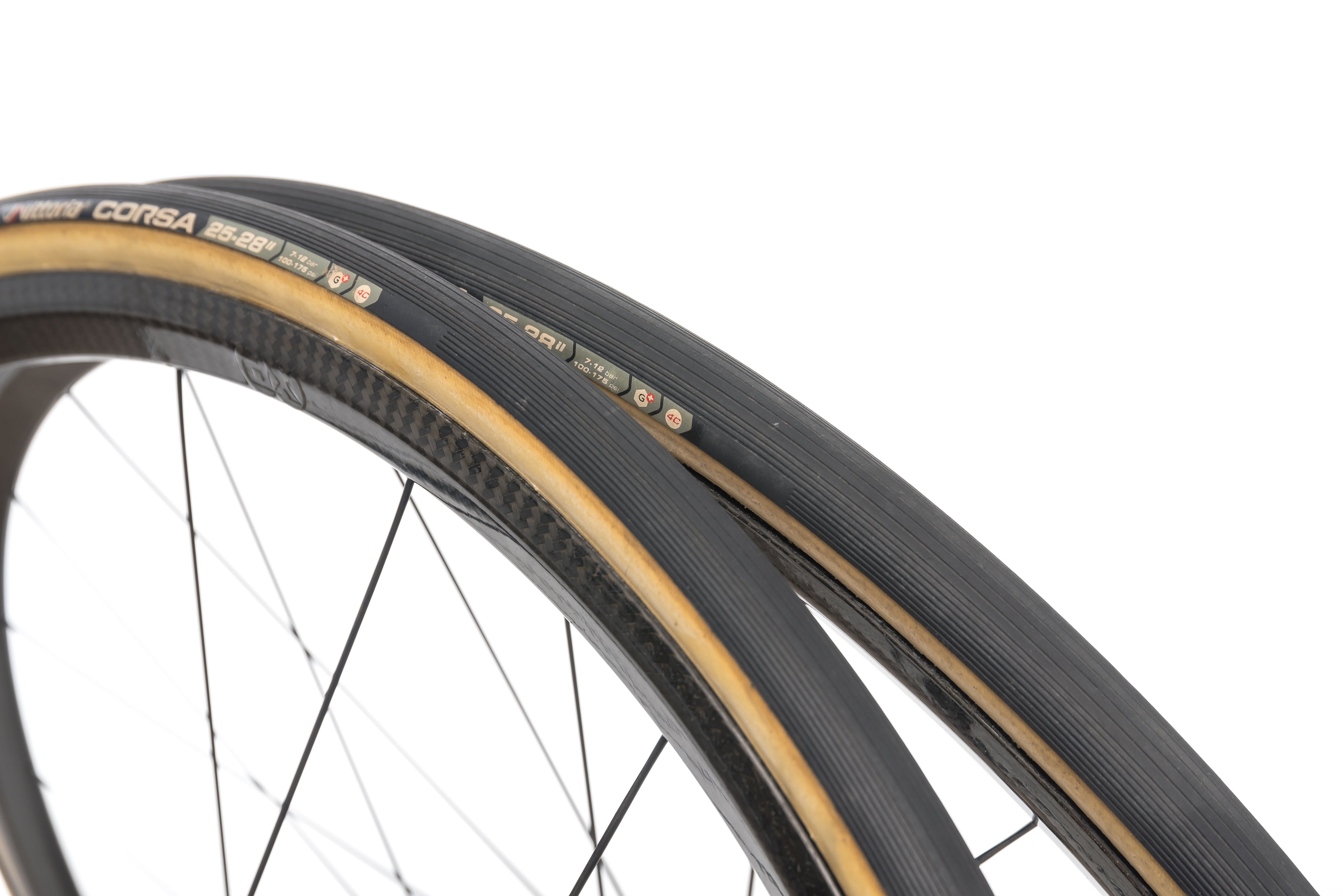 Ax Lightness Ultra 25T Carbon Tubular 700c Wheelset - Lightweight Racing Bike Wheels for Road Cycling & Triathlon - Perfect for Competitive Riders & Speed Performance