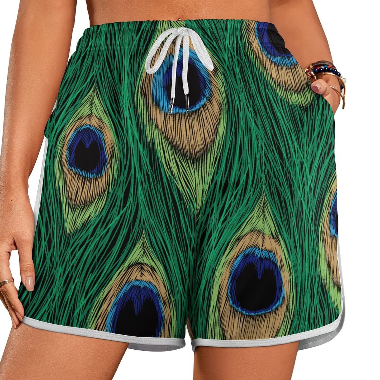 **Women's Running Shorts - Breathable Yoga Athletic Shorts with Pockets for Summer, Workout & Casual Wear**    *(Use for jogging, gym workouts, yoga, lounging, or everyday casual wear.)*