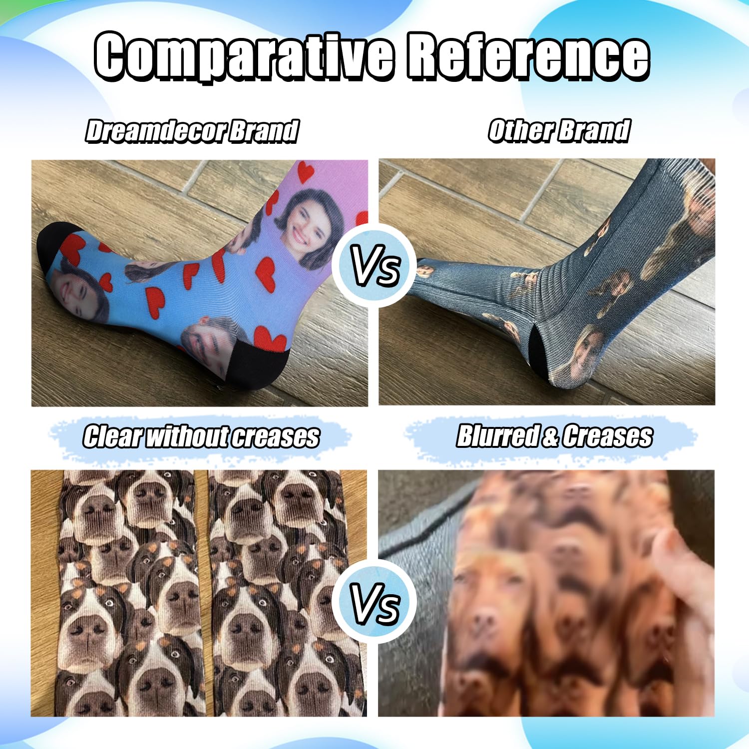 **Dreamdecor 2025 Graduation Gifts for Him & Her - Custom Face Photo Socks for Men & Women - Funny Personalized Nurse & Class of Socks - Perfect for Graduation Parties, Gag Gifts & Unique Keepsakes**