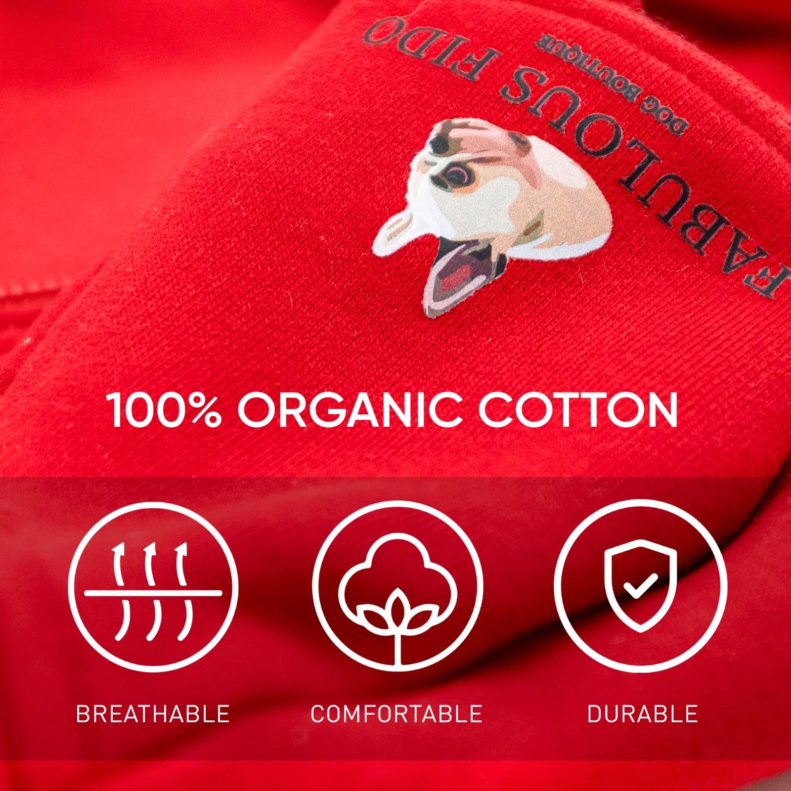 French Bulldog Hoodie for Dogs - Cotton Pet Sweatshirt with Pocket - Breathable & Skin-Friendly Dog Apparel for Small Breeds (XS) - Perfect for Outdoor Walks & Winter Fashion