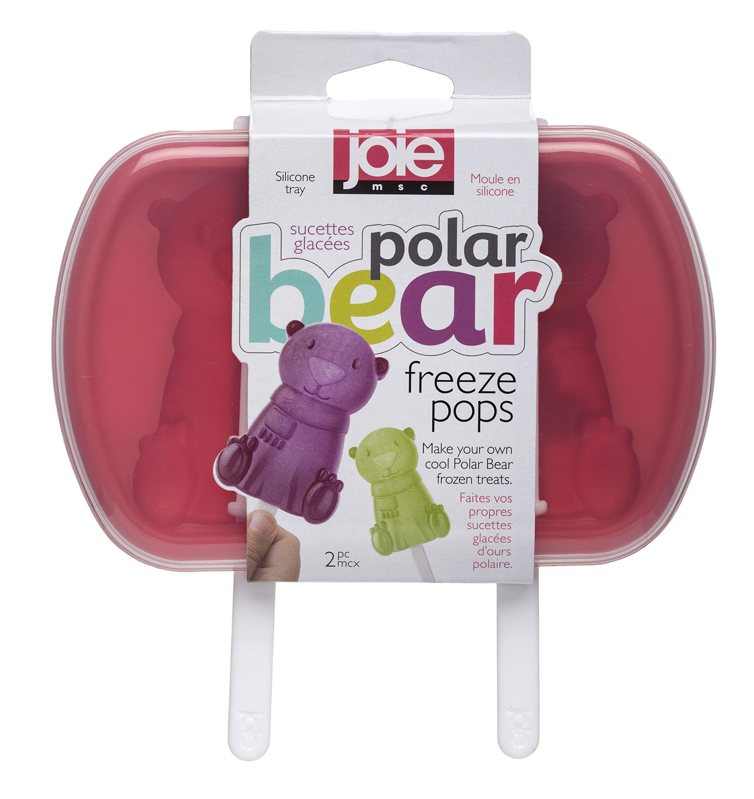Joie Ice Lolly Molds - Colorful Plastic Popsicle Makers for Summer Treats