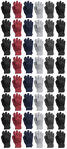 48 Pairs Mens Solids Gloves