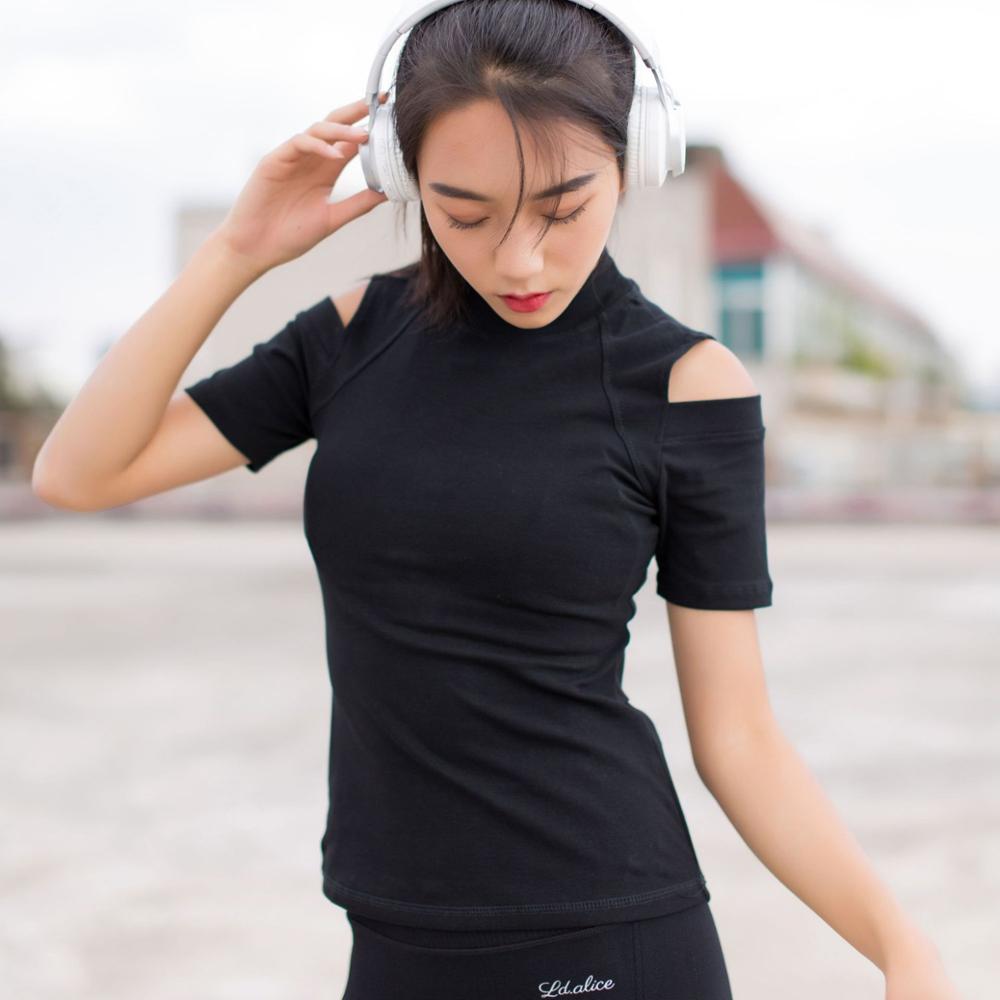 Bare Shoulder Back Slit Short Sleeve Shirt for Women - Sexy Summer Tops for Date Night & Beach Vacation