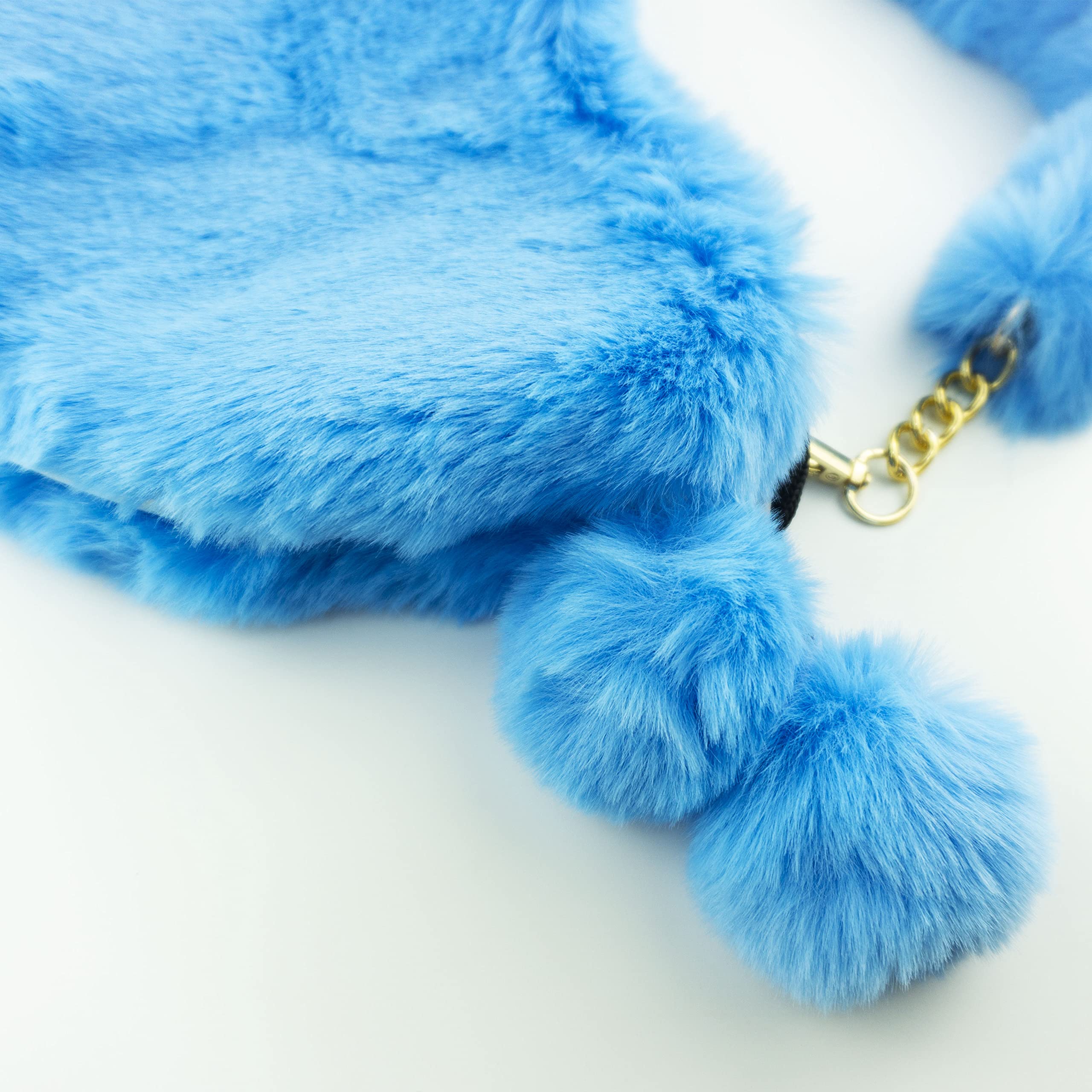 Rejolly Fluffy Faux Fur Heart Shaped Handbag for Women & Girls - Soft Small Shoulder Bag Clutch Purse - Perfect for Date Night, Parties, and Everyday Use