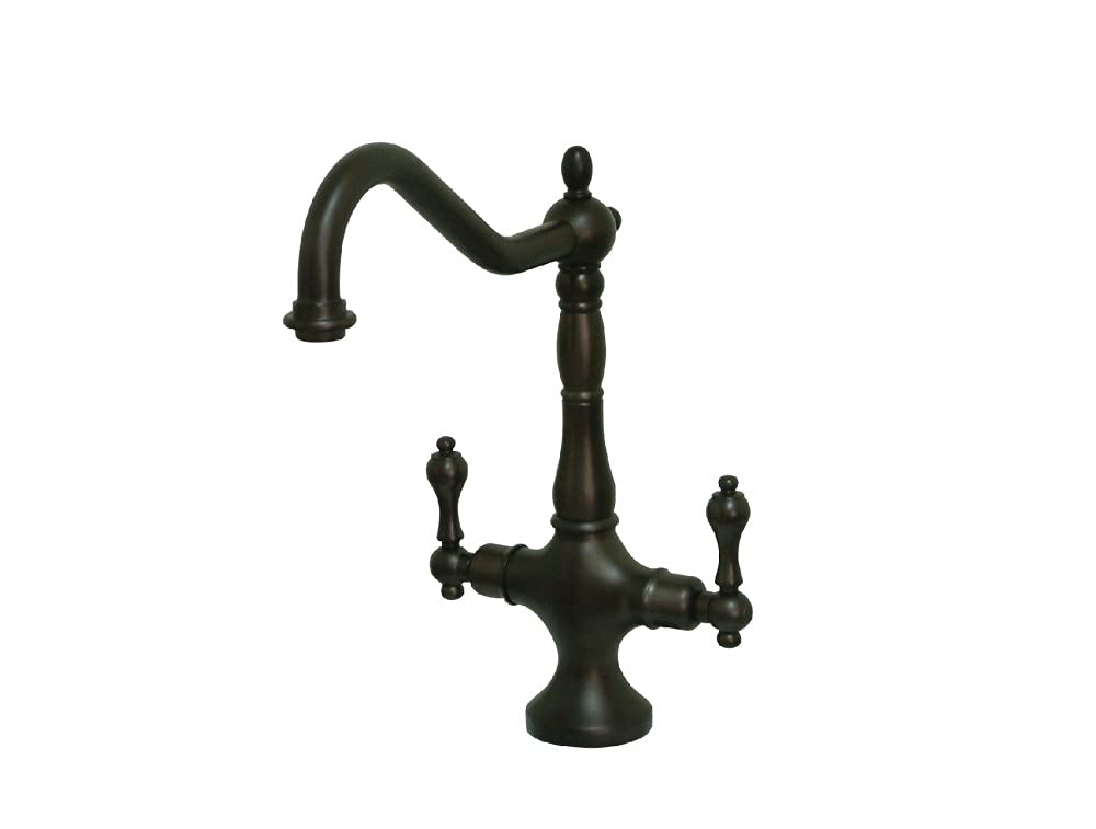 Kingston Brass KS1775ALLS Heritage Single Handle Kitchen Faucet in Oil Rubbed Bronze - 13