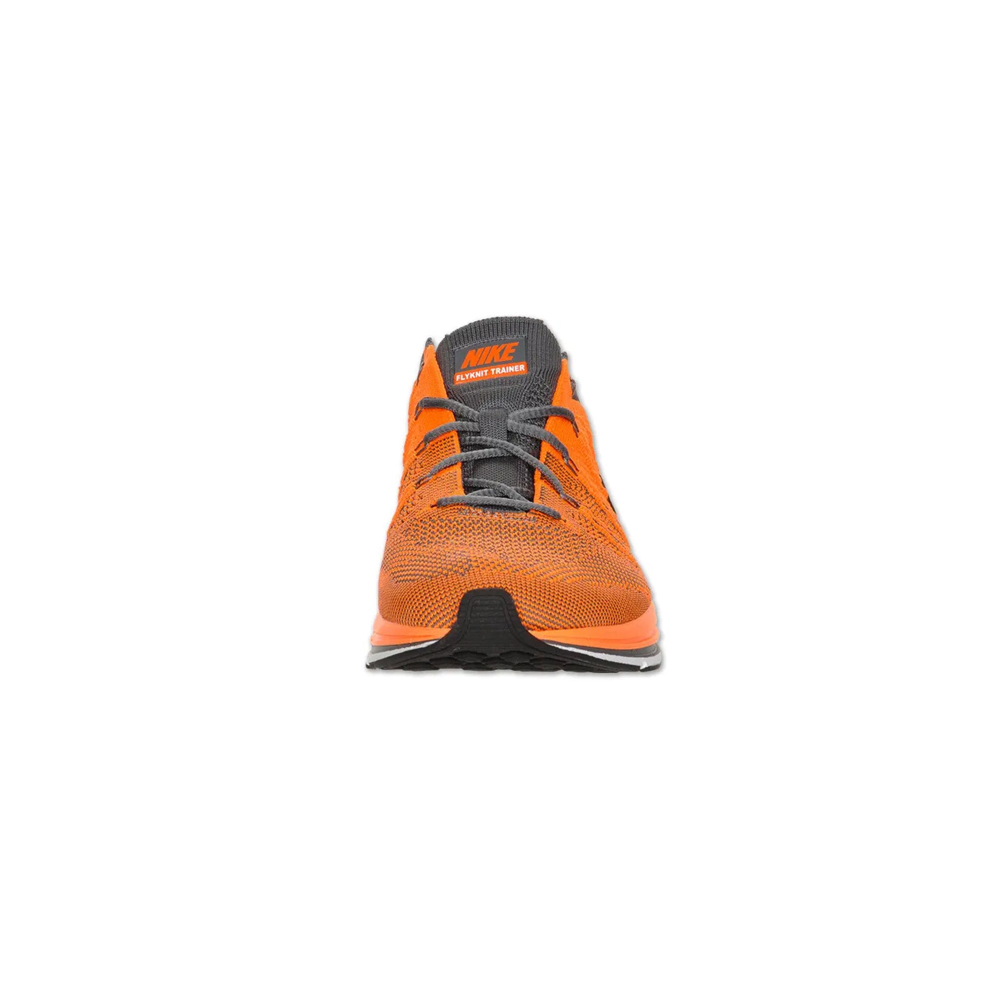 Nike Flyknit Trainer Running Shoes - Lightweight & Breathable for Men (Orange/Grey) | Perfect for Gym, Jogging & Casual Wear