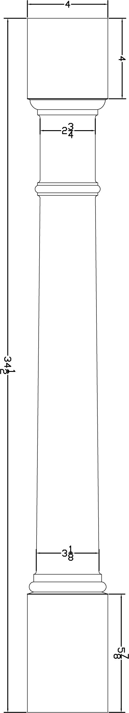 Square Highlander Island Leg - 34.5