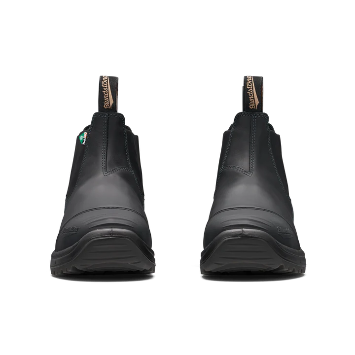 Blundstone 165 Work & Safety Boot with Met Guard - Black Steel Toe Work Boots for Men & Women | Durable & Comfortable for Construction, Warehouse & Outdoor Jobs
