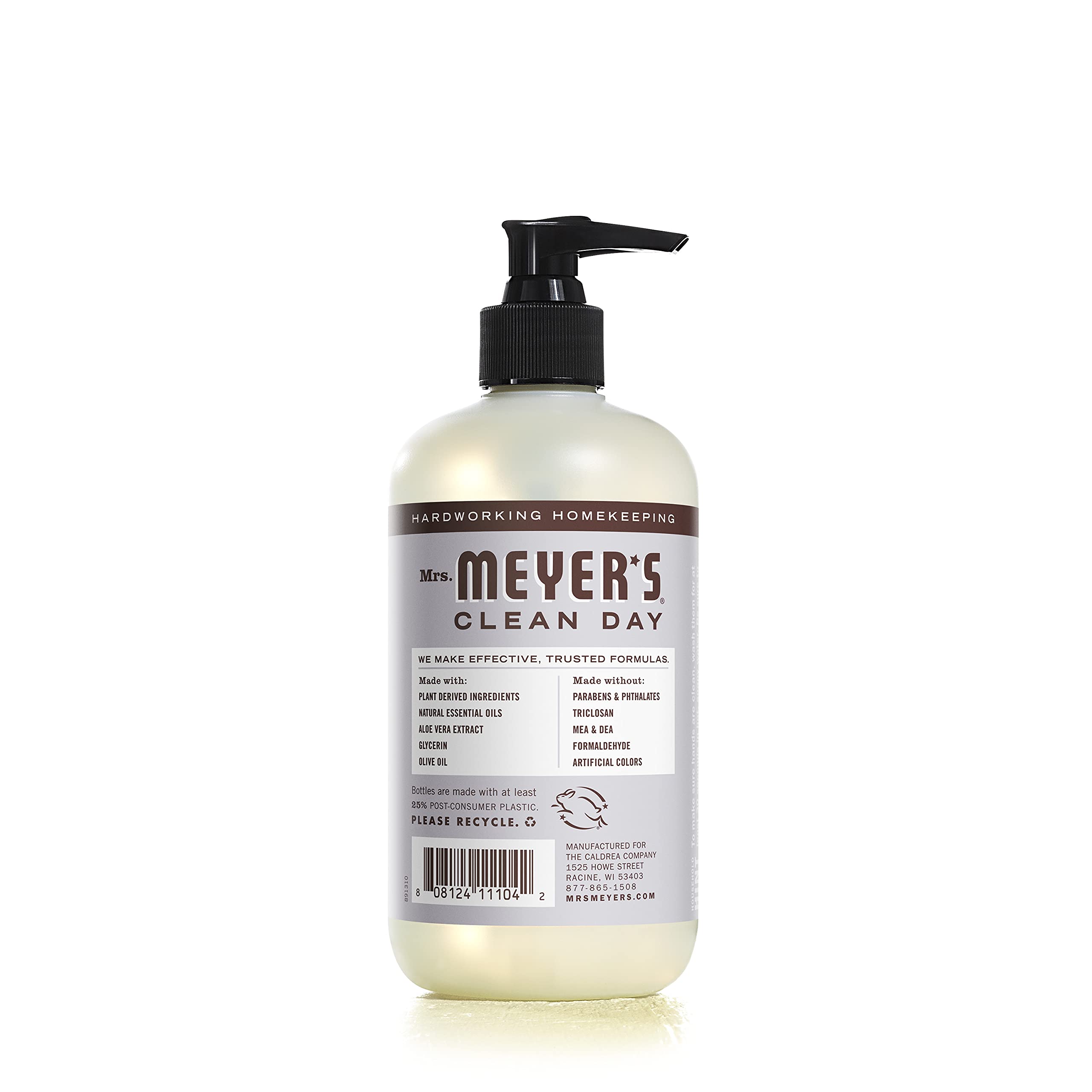 Meyers Lavender Scented Liquid Hand Soap - 12.5 Ounce (Pack of 6) | Natural Foaming Hand Wash for Kitchen, Bathroom & Guest Use | Cruelty-Free & Plant-Derived Ingredients