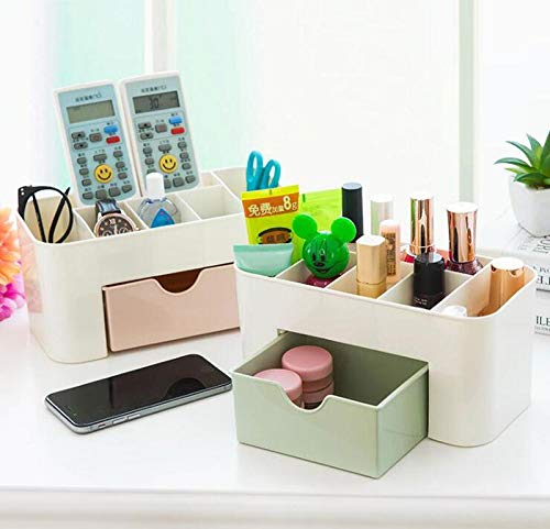 VANDU Plastic Cosmetic Storage Box Organizers - Clear Makeup Organizer with Drawers for Bathroom Vanity, Dresser & Travel