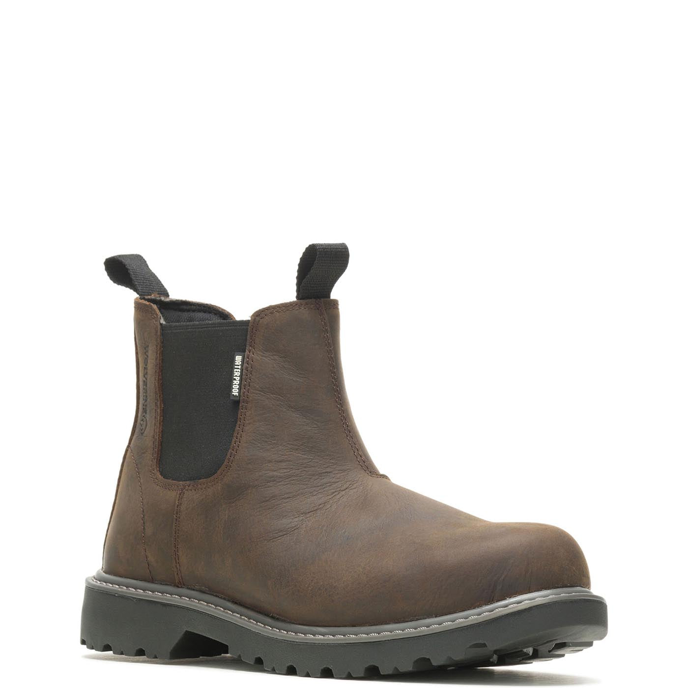 Waterproof Steel Toe Work Boots for Men - Slip Resistant Safety Shoes with Composite Toe - Ideal for Construction, Warehouse & Outdoor Work