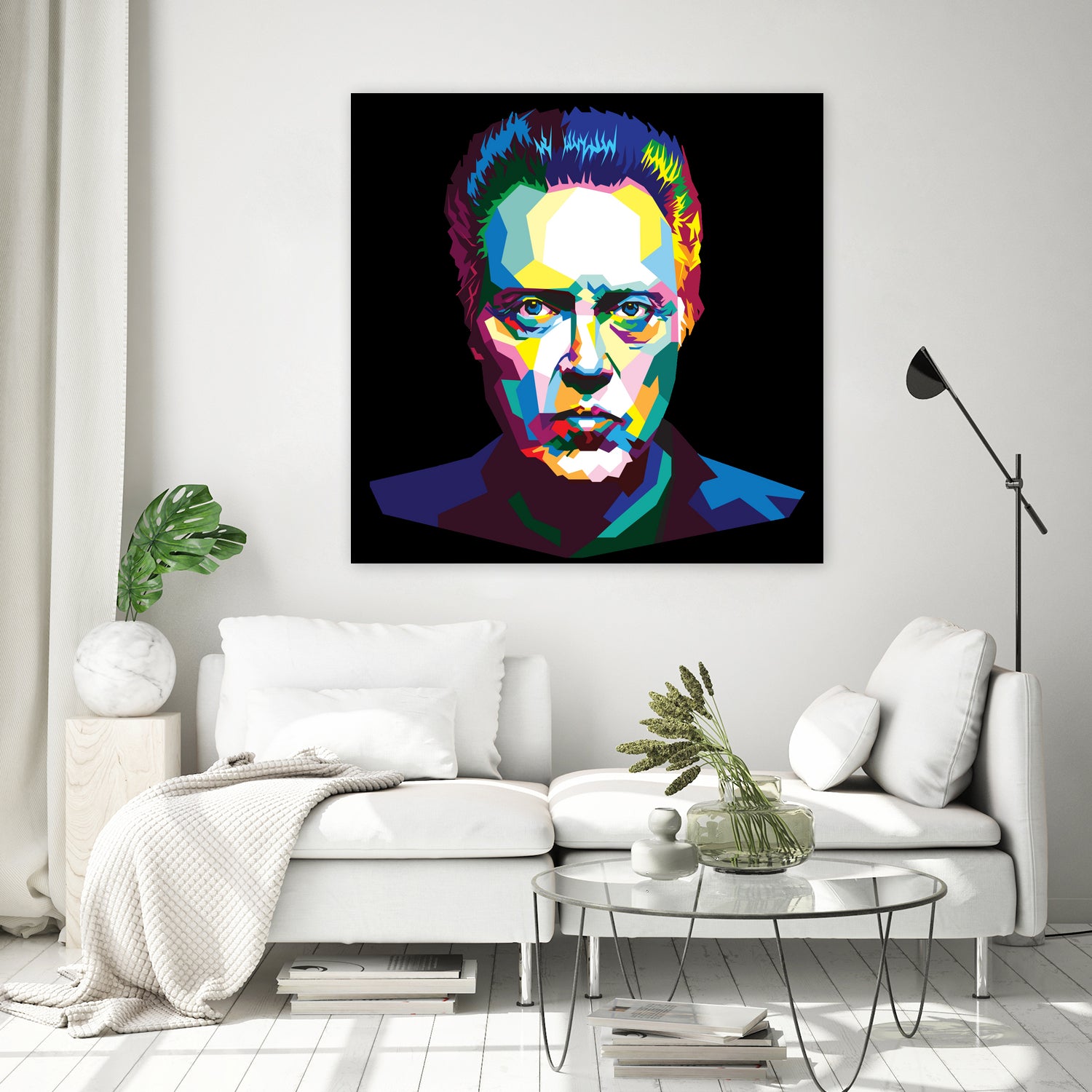 Christopher Walken WPAP Art Print - Unique Pop Art Portrait for Home & Office Decor | Perfect Gift for Movie Fans & Art Collectors