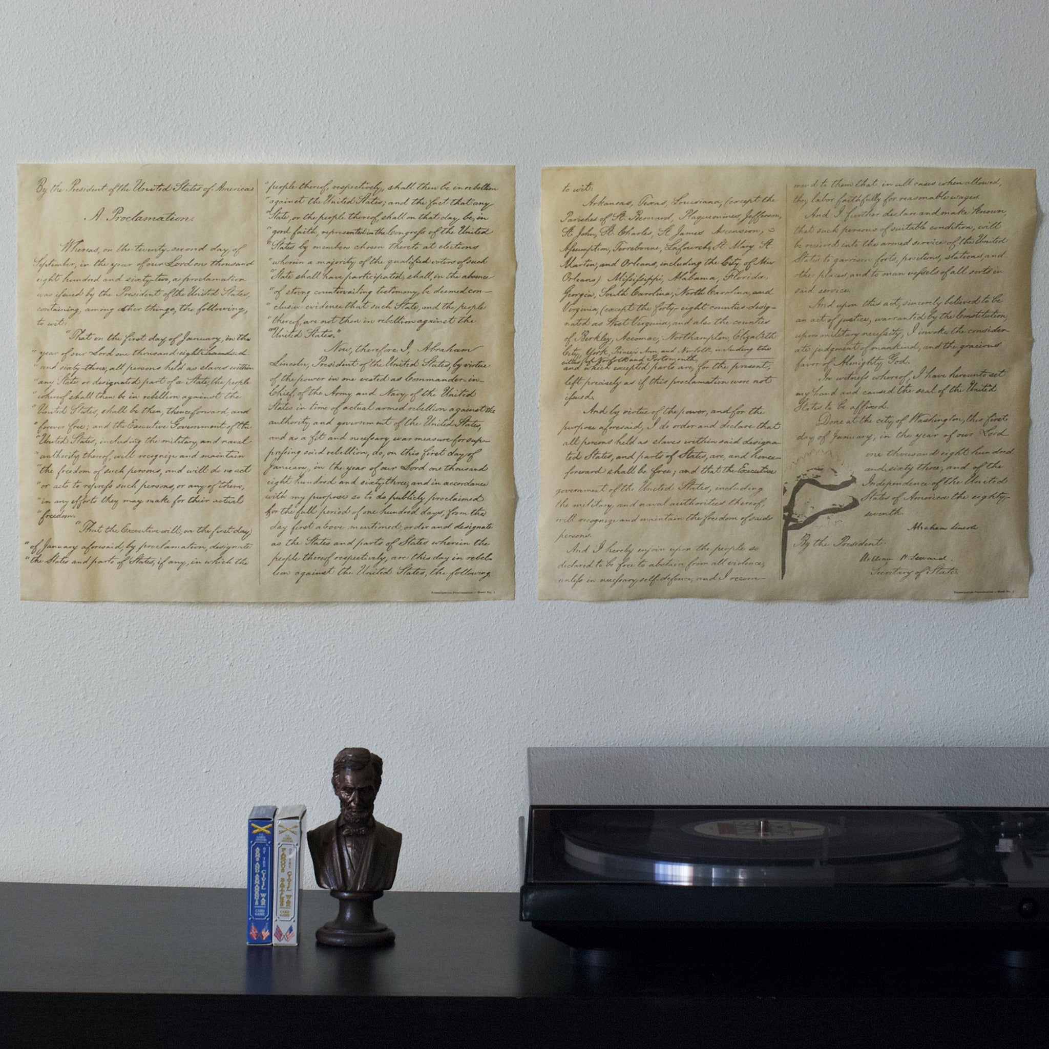 Authentic Emancipation Proclamation Replica - Historic Document Reproduction in Small Tube for Home Decor, Classroom Display & Civil War Memorabilia Collection