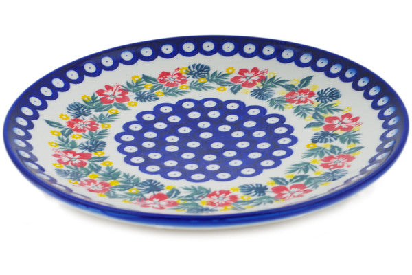 10-Inch Tropical Peacock Dinner Plates - Elegant Porcelain Dinnerware Set for Home, Restaurant & Party Use
