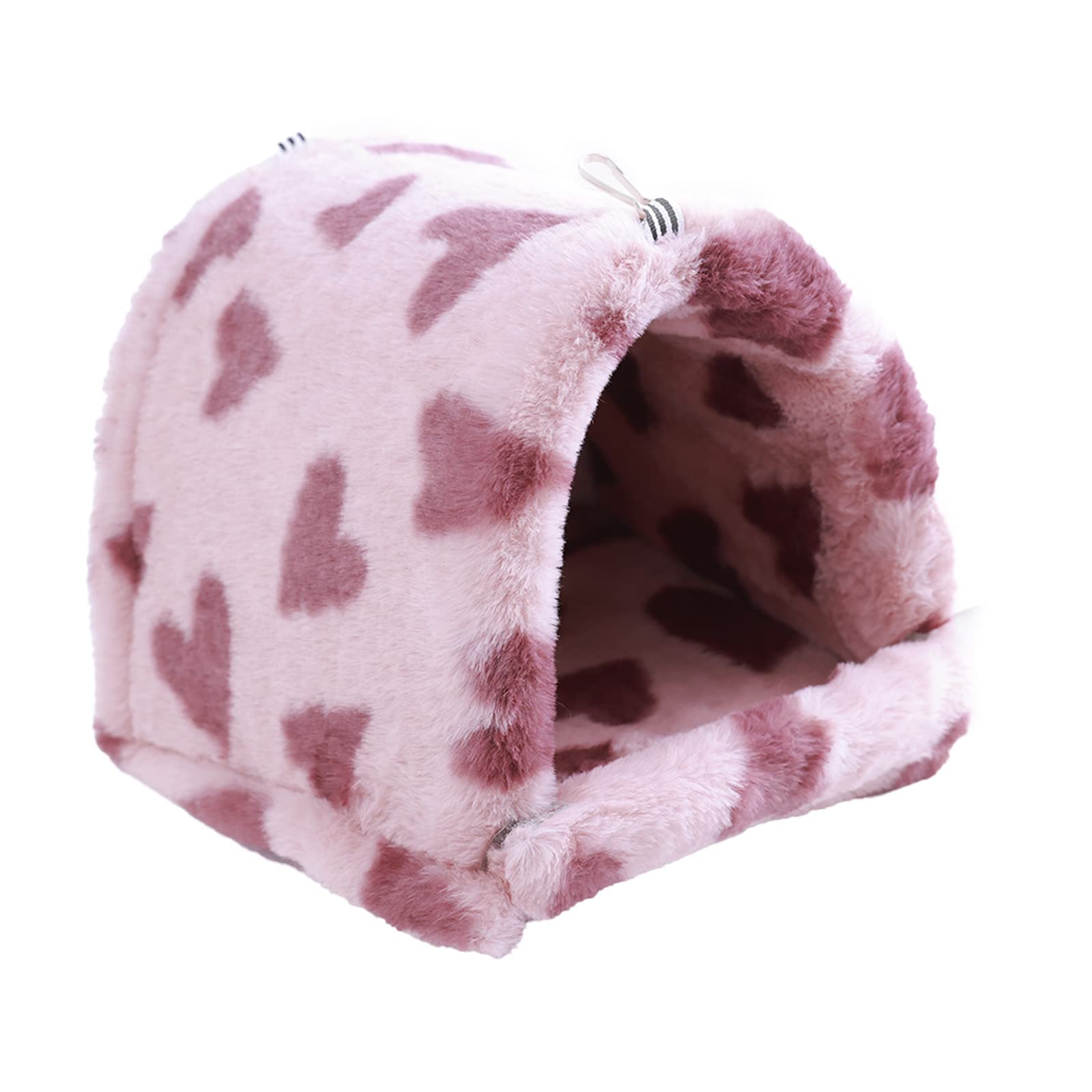 Premium Rat Bed & Ferret Hammock - Large Pink Cage Accessory for Guinea Pigs, Chinchillas, Hedgehogs & Sugar Gliders - Cozy Hideout & Sleeping Toy for Small Pets - Perfect for Cages, Playpens & Travel Carriers