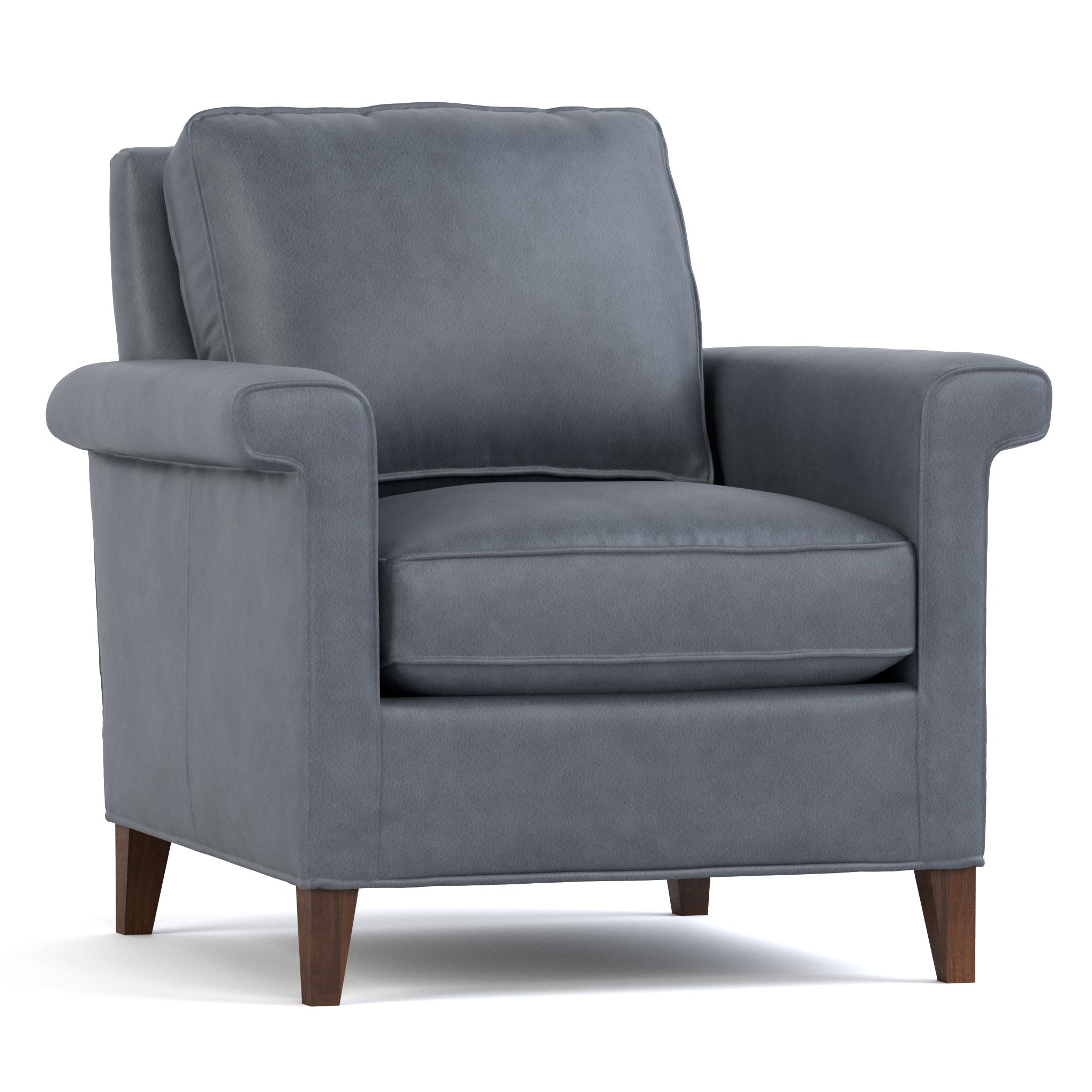 Belleville Chair - Modern Accent Chair for Living Room, Bedroom & Office - Comfortable Upholstered Armchair with Sturdy Metal Legs - Perfect for Relaxing, Reading & Decorating Small Spaces