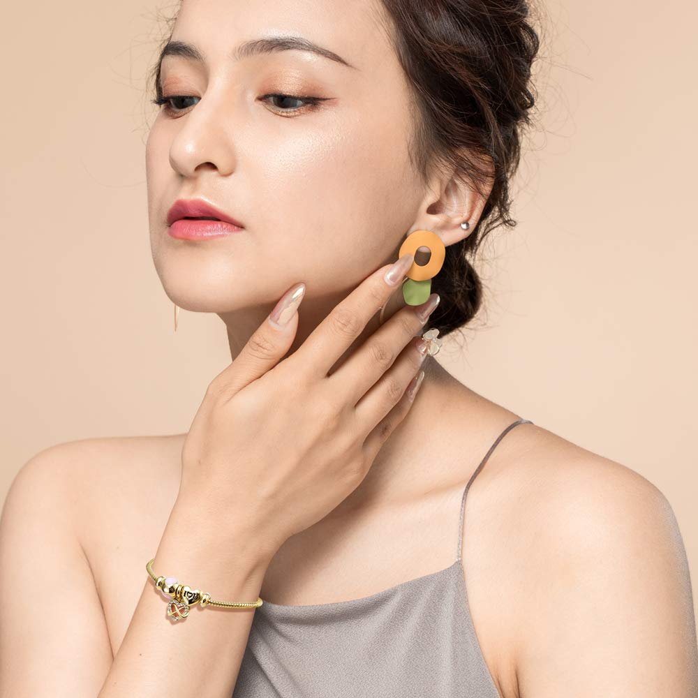 14K Gold Plated Charm Bracelet for Women - Elegant Adjustable Symbol Bracelet, Perfect Gift for Mother's Day, Birthday, Anniversary | Ideal for Daily Wear, Date Nights & Special Occasions