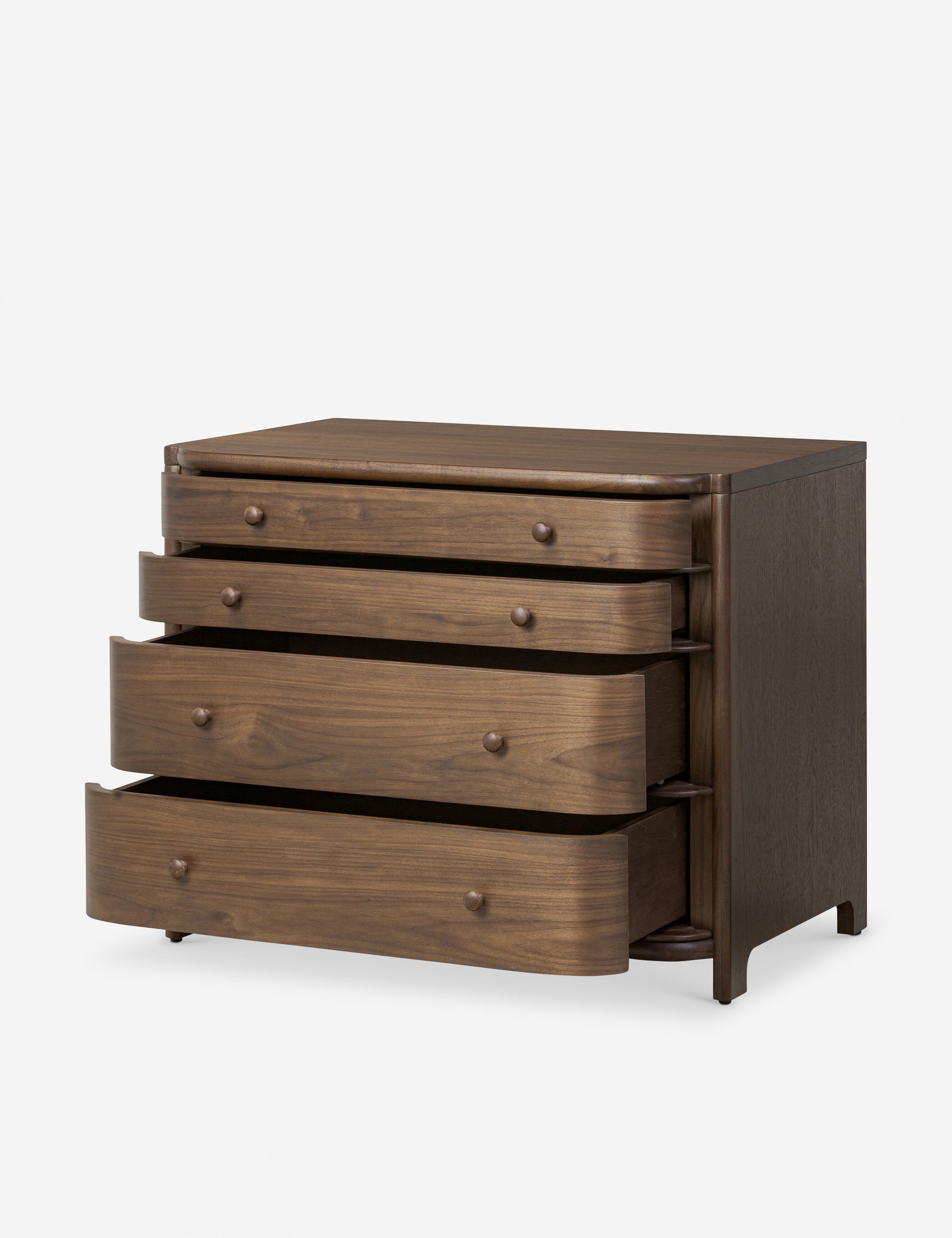 Agatha Nightstand by Amber Lewis x Four Hands - Modern Wood Bedside Table with Drawer - Perfect for Bedroom, Living Room, or Guest Room Decor