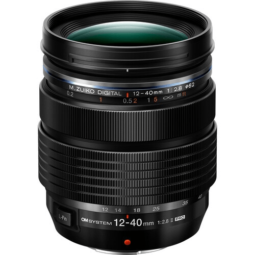 OM SYSTEM M.Zuiko Digital ED 12-40mm f/2.8 PRO II Lens - Professional Zoom Lens for Micro Four Thirds Cameras - Perfect for Travel, Landscape & Portrait Photography