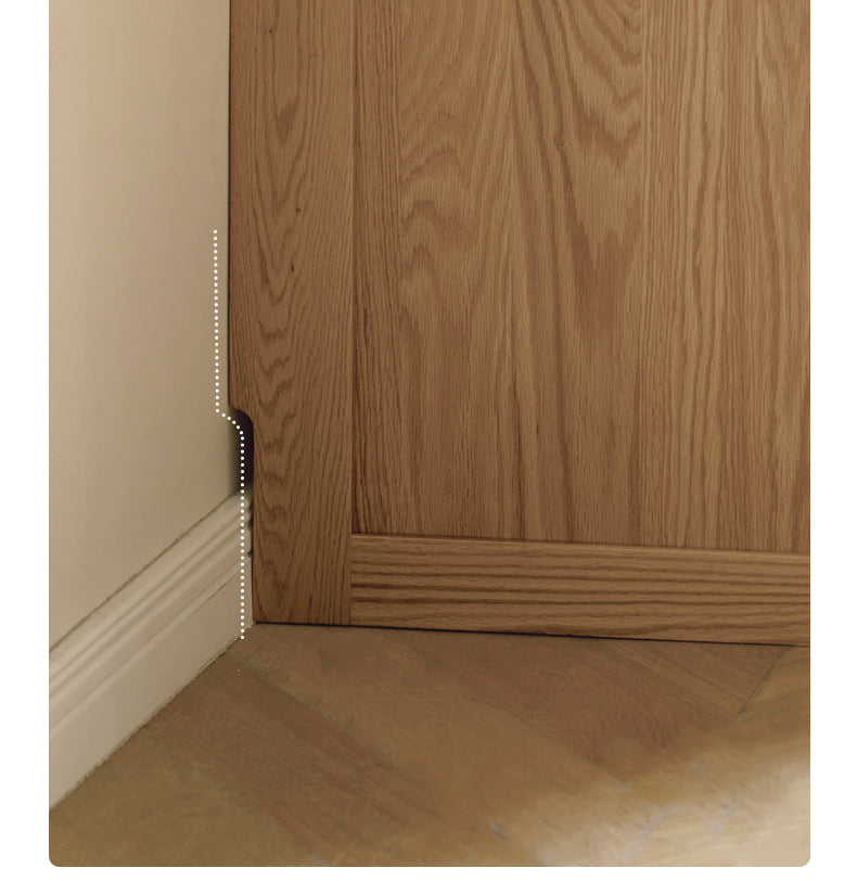 Solid Oak Wood Wardrobe - Spacious Storage for Bedroom, Closet & Home Organization | Durable & Stylish Furniture for Modern Living Spaces