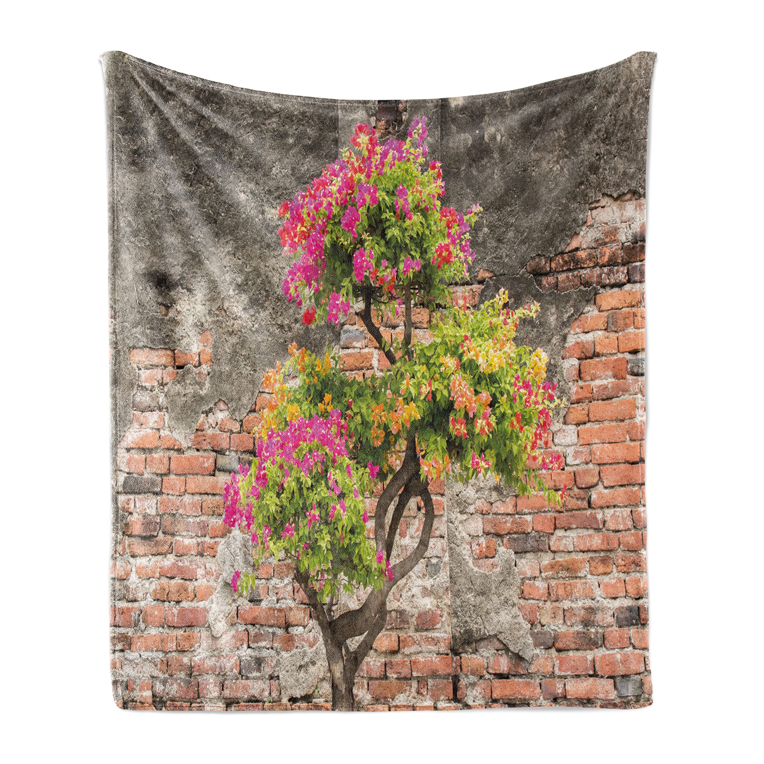 Ambesonne Flannel Fleece Throw Blanket 60