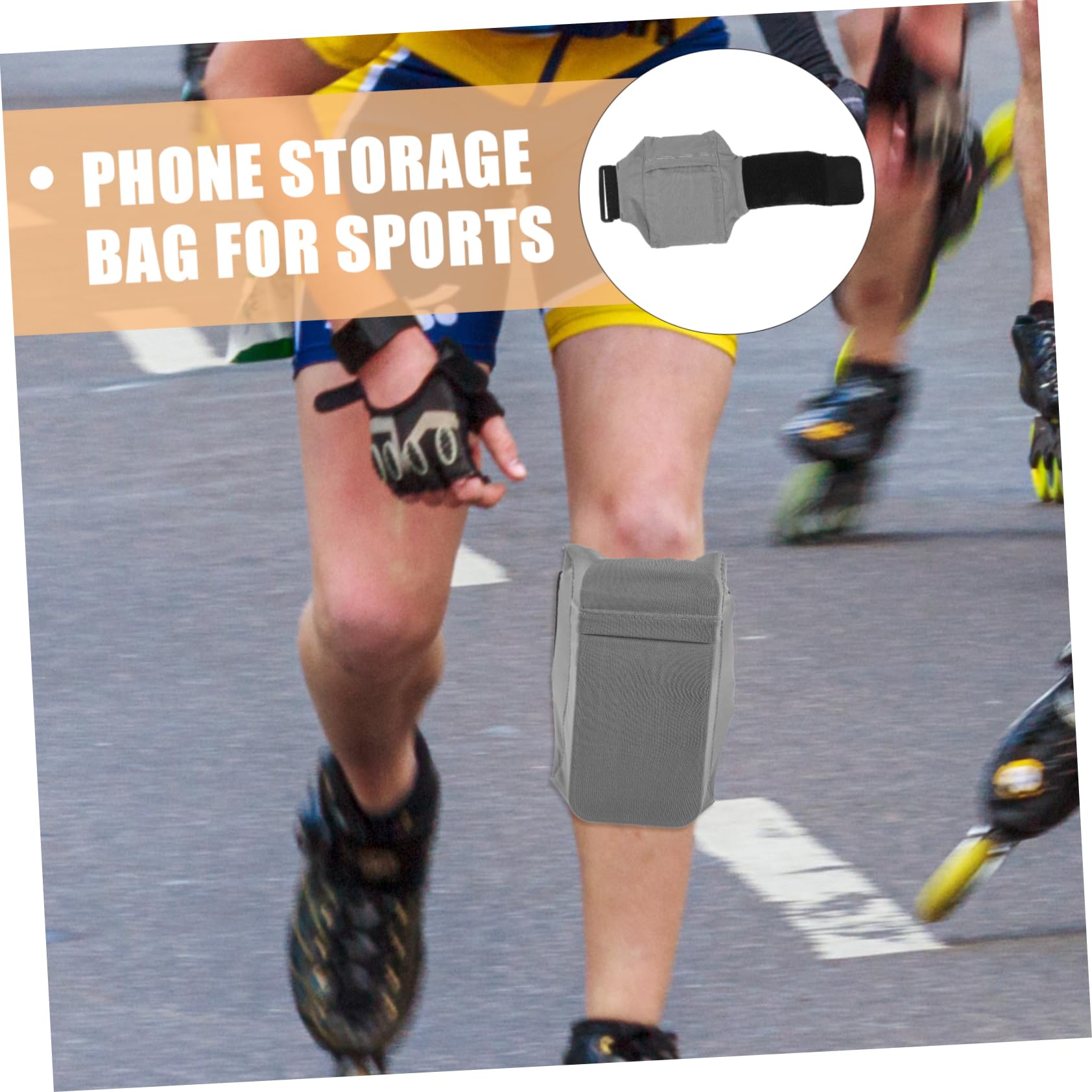 Adjustable Leg Phone Holder for Running & Gym - Sports Phone Storage Bag