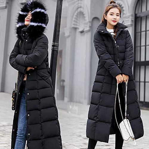 Women's Winter Jacket - Long Thick Puffer Coat with Detachable Fur Hood | Warm Windproof Parka for Cold Weather, Snow & Outdoor Activities