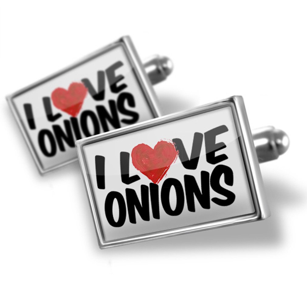 Elegant Onion-Themed Cufflinks for Men - Unique I Love Onions Gift for Weddings, Business & Formal Occasions