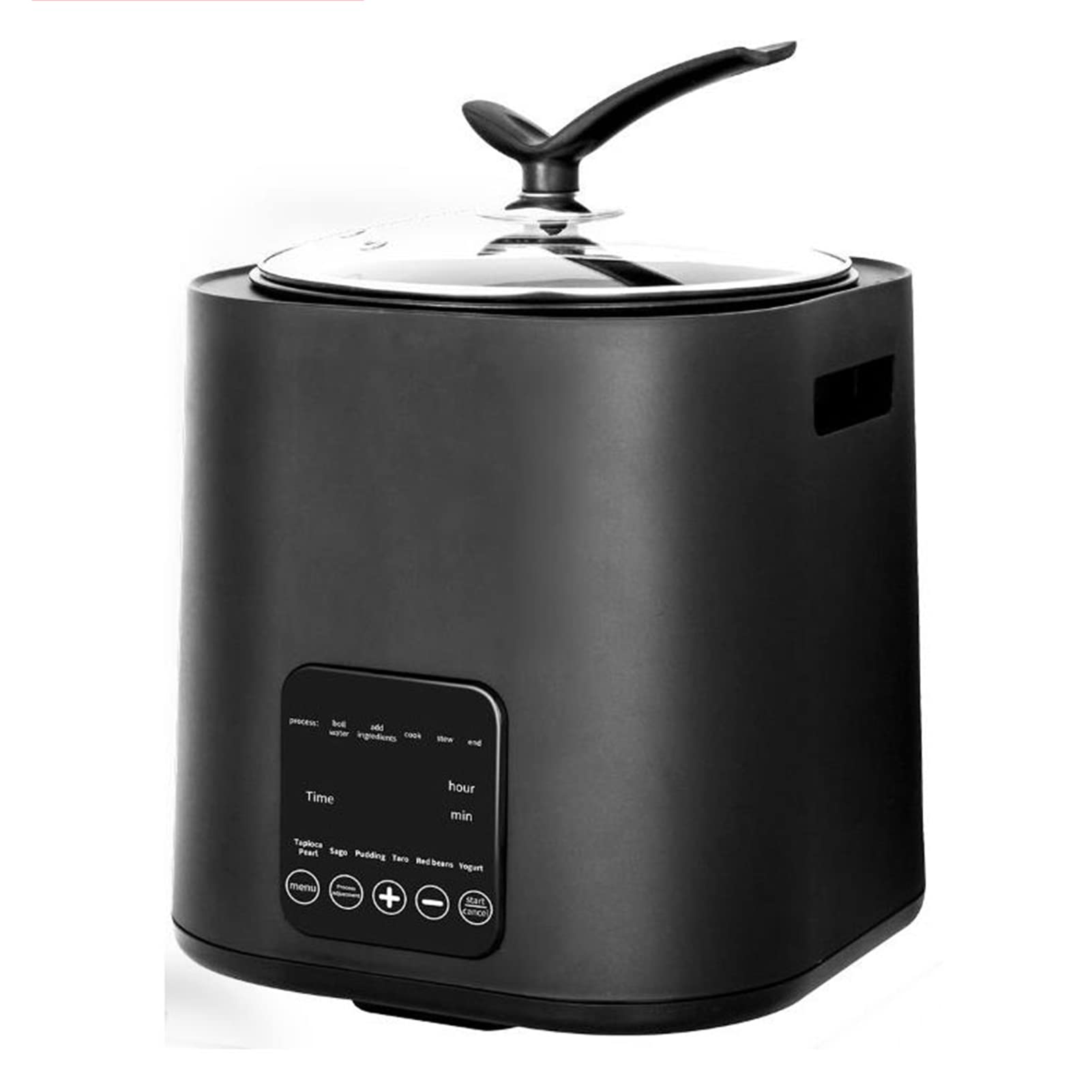 1300W 9L Commercial Automatic Tapioca Pearl Maker - Fully Automatic Boba Cooker with Smart Control Panel for Milk Tea, Bubble Tea & Desserts - Perfect for Tea Shops, Cafes & Home Use (Black)