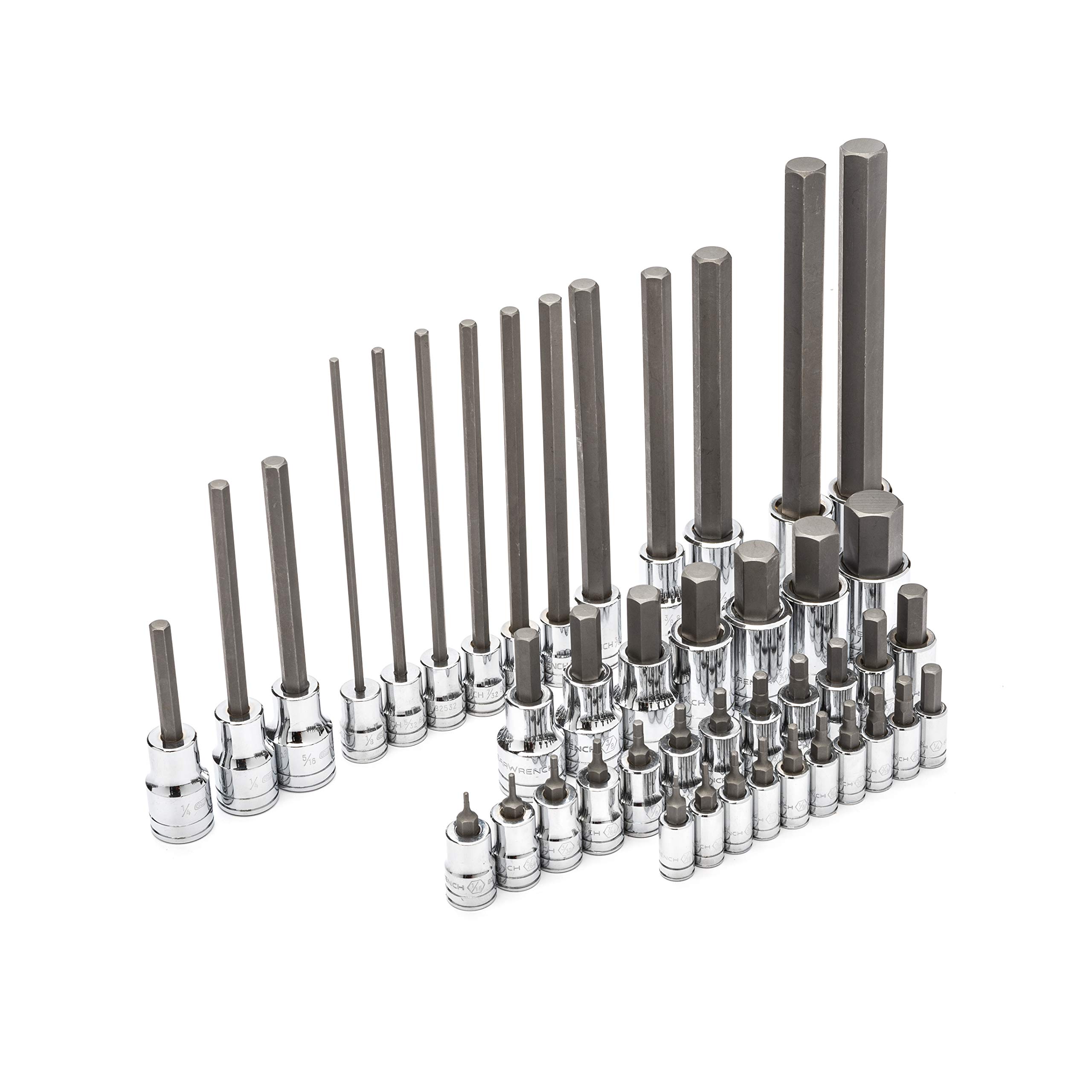 GEARWRENCH 81-Piece Master Hex Bit Socket Set (89084) - Professional Tool Kit for Automotive, Machinery & DIY Home Repairs