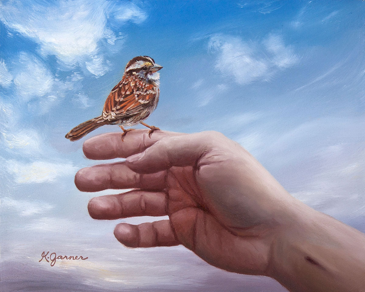 Every Sparrow is Known - Inspirational Christian Wall Art Decor for Home & Office - Perfect for Living Room, Bedroom, Church & Gift Giving